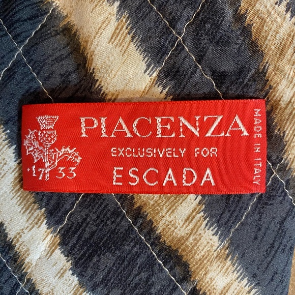 Gorgeous Escada Tan Wool/Camel/Silk Jacket with Mink Collar SZ 38 LIKE NEW - Picture 9 of 11